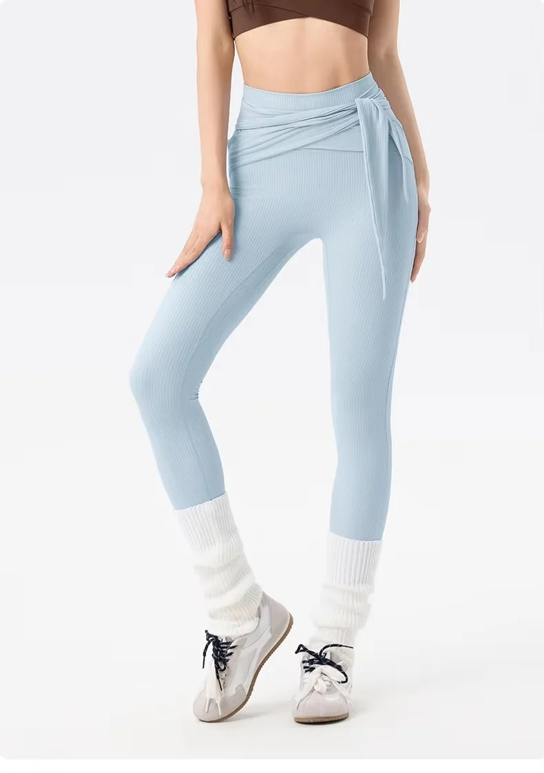 2026 New Design Women Pants High Waist Yoga Pants Adult Breathable Stretch Tight Leggings Custom logo Elegant Design